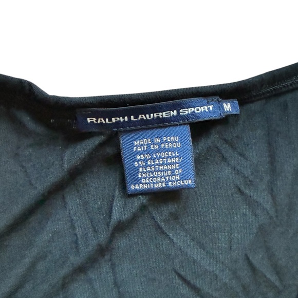 Ralph Lauren sport Black Sleeveless Tank Top - Picture 2 of 4